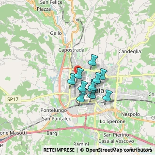 Mappa Via Amedeo Modigliani, 51100 Pistoia PT, Italia (1.22818)