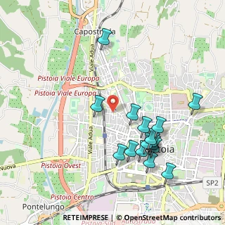 Mappa Via Amedeo Modigliani, 51100 Pistoia PT, Italia (1.06313)