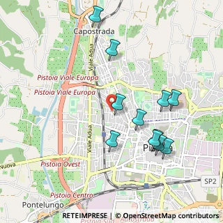 Mappa Via Amedeo Modigliani, 51100 Pistoia PT, Italia (1.02091)