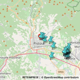 Mappa Via Pagliucola, 51100 Pistoia PT, Italia (5.2015)