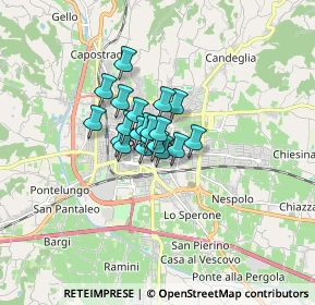 Mappa Via della Vignaccia, 51100 Pistoia PT, Italia (0.8305)