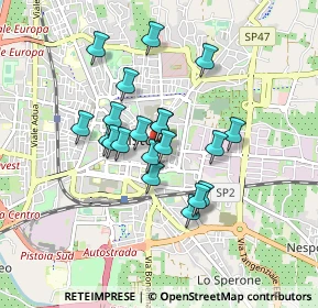 Mappa Vicolo dei Pazzi, 51100 Pistoia PT, Italia (0.6975)