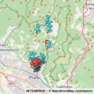 Mappa Via di Camino, 59021 Vaiano PO, Italia (4.0155)