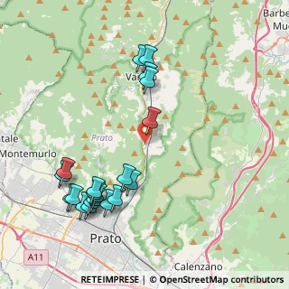Mappa Via di Camino, 59021 Vaiano PO, Italia (4.6905)