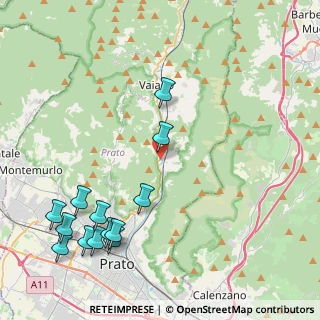 Mappa Via di Camino, 59021 Vaiano PO, Italia (5.44077)