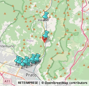 Mappa Via di Camino, 59021 Vaiano PO, Italia (4.69818)