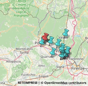 Mappa Via Nannetti Vieri, 51100 Pistoia PT, Italia (12.174)