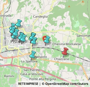 Mappa Via Nannetti Vieri, 51100 Pistoia PT, Italia (2.09313)
