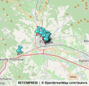 Mappa Via dell'Ospizio, 51100 Pistoia PT, Italia (1.00364)