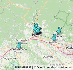 Mappa Via dell'Ospizio, 51100 Pistoia PT, Italia (2.79417)