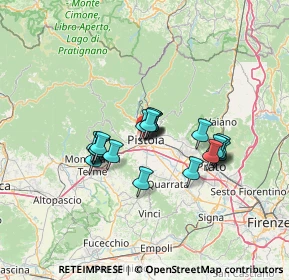 Mappa Via di Buti, 51100 Pistoia PT, Italia (10.4895)
