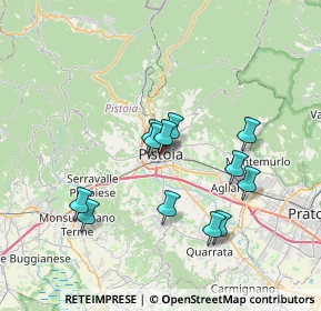 Mappa Piazzetta Sole, 51100 Pistoia PT, Italia (6.4925)