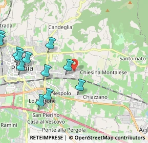 Mappa Via Enrico Fermi Snc, 51100 Pistoia PT, Italia (2.5775)