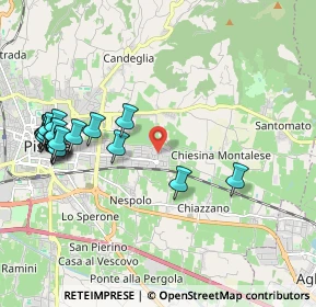 Mappa Via Enrico Fermi Snc, 51100 Pistoia PT, Italia (2.4425)
