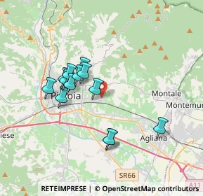 Mappa Via Enrico Fermi Snc, 51100 Pistoia PT, Italia (3.13846)