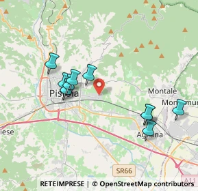 Mappa Via Enrico Fermi Snc, 51100 Pistoia PT, Italia (3.63909)
