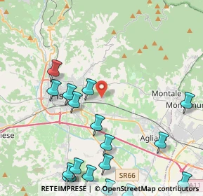 Mappa Via Enrico Fermi Snc, 51100 Pistoia PT, Italia (5.81556)