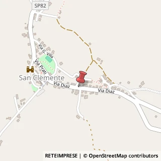 Mappa Via diaz 43, 47832 San Clemente, Rimini (Emilia Romagna)