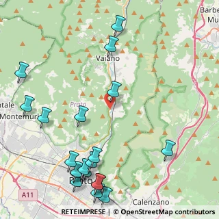 Mappa Via Curzio Malaparte, 59021 Vaiano PO, Italia (5.9375)