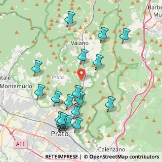 Mappa Via Curzio Malaparte, 59021 Vaiano PO, Italia (4.6555)