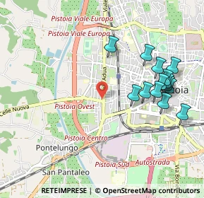 Mappa Via Ruggero Leoncavallo, 51100 Pistoia PT, Italia (1.09714)