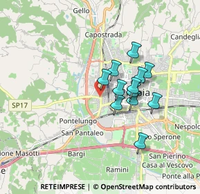 Mappa Via Ruggero Leoncavallo, 51100 Pistoia PT, Italia (1.35667)