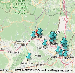 Mappa Via Corilla, 51100 Pistoia PT, Italia (16.06294)