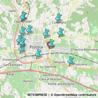 Mappa Via Enrico Fermi, 51100 Pistoia PT, Italia (2.19923)