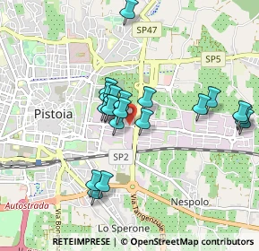 Mappa Via Enrico Fermi, 51100 Pistoia PT, Italia (0.815)