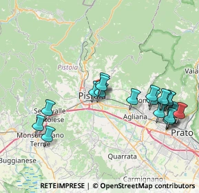 Mappa Via Enrico Fermi, 51100 Pistoia PT, Italia (8.578)