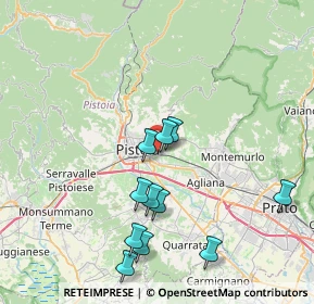 Mappa Via D. Buzzati, 51100 Pistoia PT, Italia (7.88455)