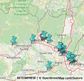 Mappa Via D. Buzzati, 51100 Pistoia PT, Italia (16.82133)