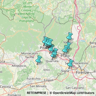 Mappa Via D. Buzzati, 51100 Pistoia PT, Italia (8.9075)