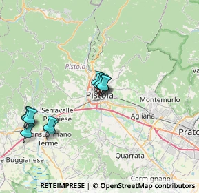 Mappa Via dei Panciatichi, 51100 Pistoia PT, Italia (6.96545)