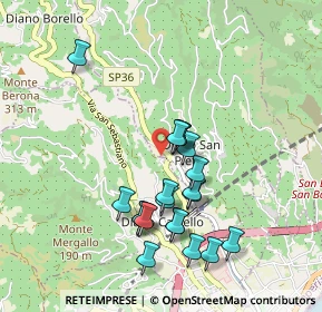Mappa Via Rue Belle, 18013 Diano Castello IM, Italia (0.903)
