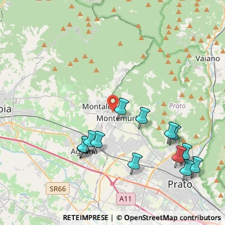 Mappa Via G. Deledda, 59013 Montemurlo PO, Italia (4.90692)