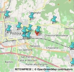 Mappa Sant'agostino, 51100 Pistoia PT, Italia (2.43923)