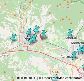 Mappa Sant'agostino, 51100 Pistoia PT, Italia (5.27615)