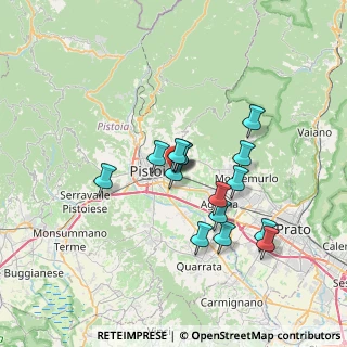 Mappa Sant'agostino, 51100 Pistoia PT, Italia (5.97267)