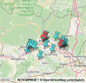 Mappa Via Francesco Magni, 51100 Pistoia PT, Italia (10.8095)