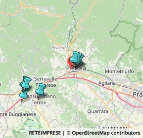 Mappa Via Francesco Magni, 51100 Pistoia PT, Italia (6.69909)