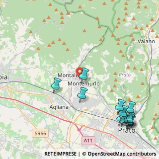Mappa Via Grazia Deledda, 59013 Montemurlo PO, Italia (5.79333)