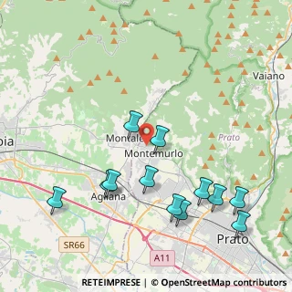 Mappa Via Grazia Deledda, 59013 Montemurlo PO, Italia (4.595)