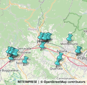 Mappa Corso Giovanni Amendola, 51100 Pistoia PT, Italia (8.9255)