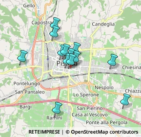 Mappa Via Borgo Albanese, 51100 Pistoia PT, Italia (1.44154)