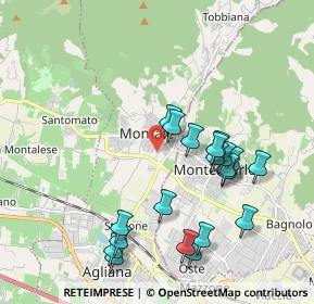 Mappa Via dell'Oste, 51037 Montale PT, Italia (2.0705)