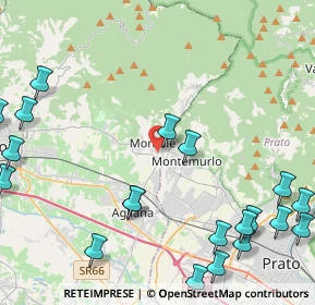 Mappa Via dell'Oste, 51037 Montale PT, Italia (6.2445)