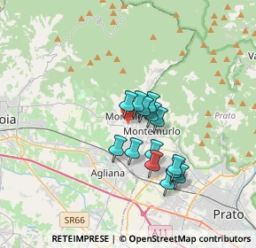 Mappa Via dell'Oste, 51037 Montale PT, Italia (2.62929)