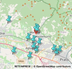 Mappa Via dell'Oste, 51037 Montale PT, Italia (4.13)