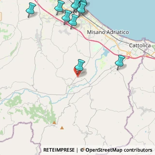 Mappa Via X Agosto, 47832 San Clemente RN, Italia (6.26818)
